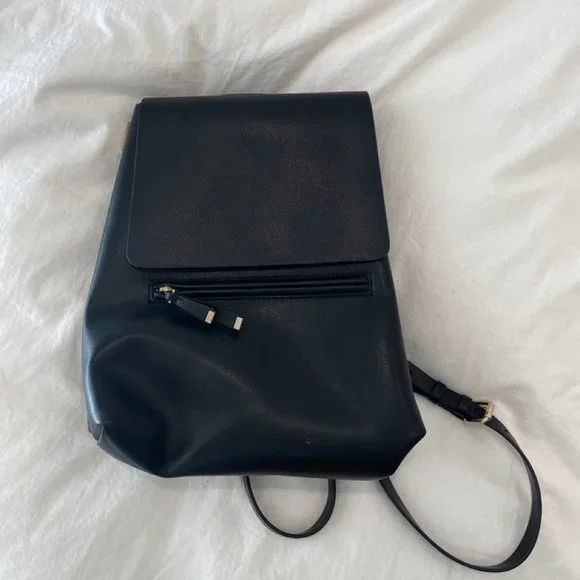 Zara | Bags | Zara Brand New Black Simple Soft Faux Leather  display picture 1